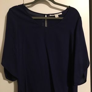 Purple DVF blouse